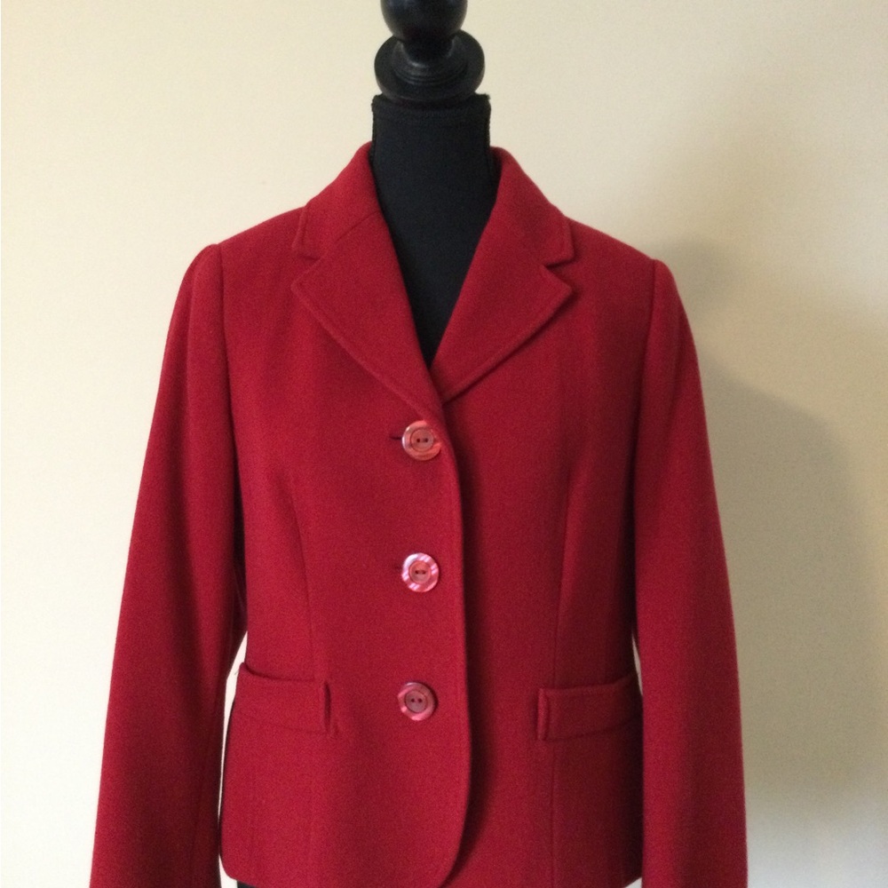 Classic Red Women's Blazer